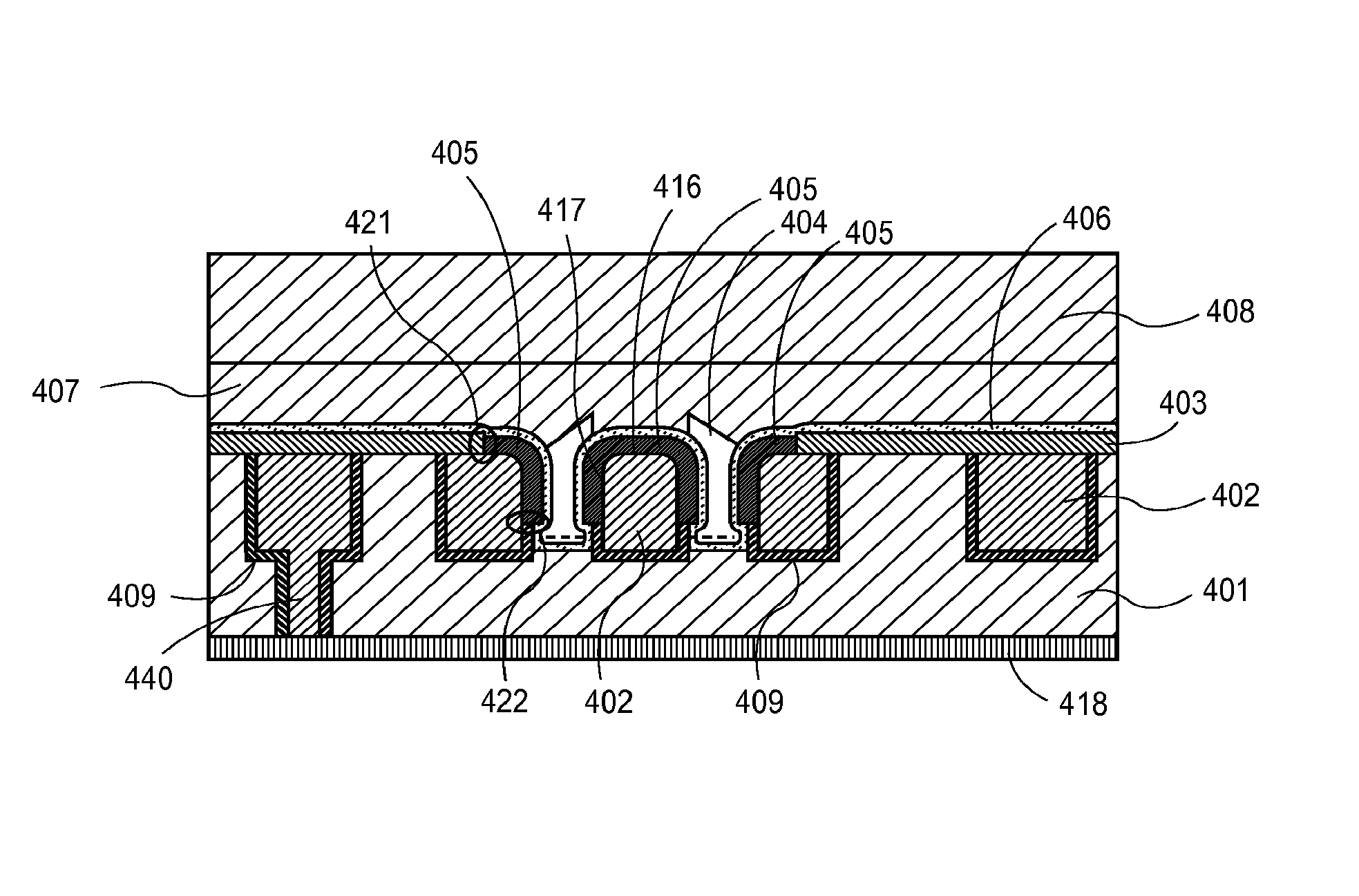 Airgap interconnect with hood layer and method of forming