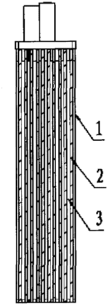 A pure lead gel battery