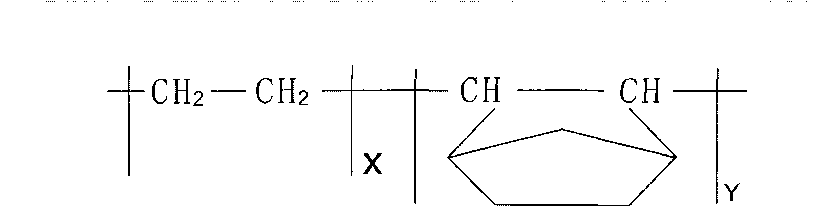 Application of cyclo olefin copolymer in preparing biological and chemical container