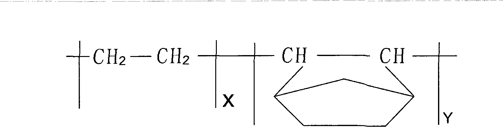 Application of cyclo olefin copolymer in preparing biological and chemical container