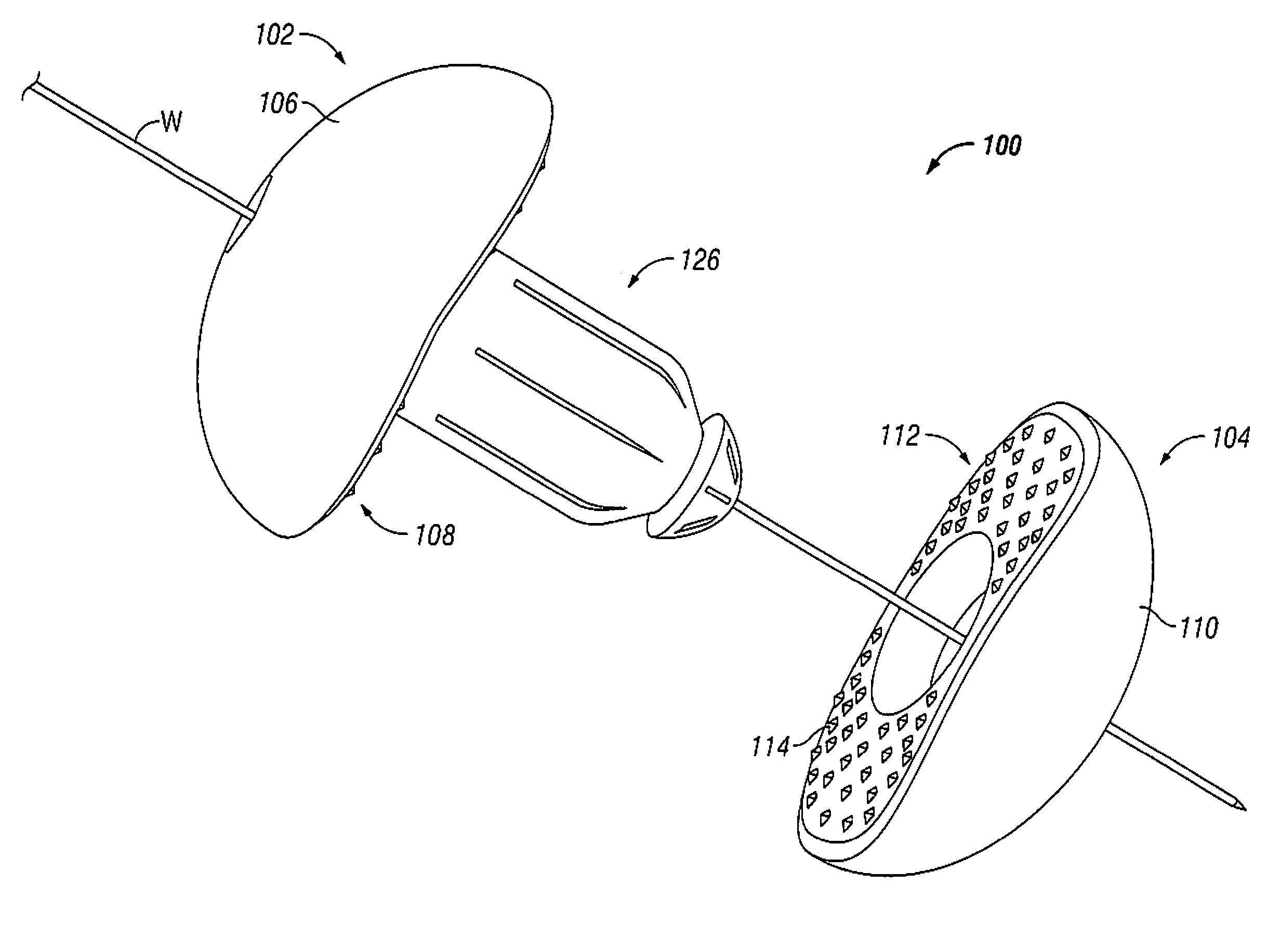 Percutaneous interspinous process device and method