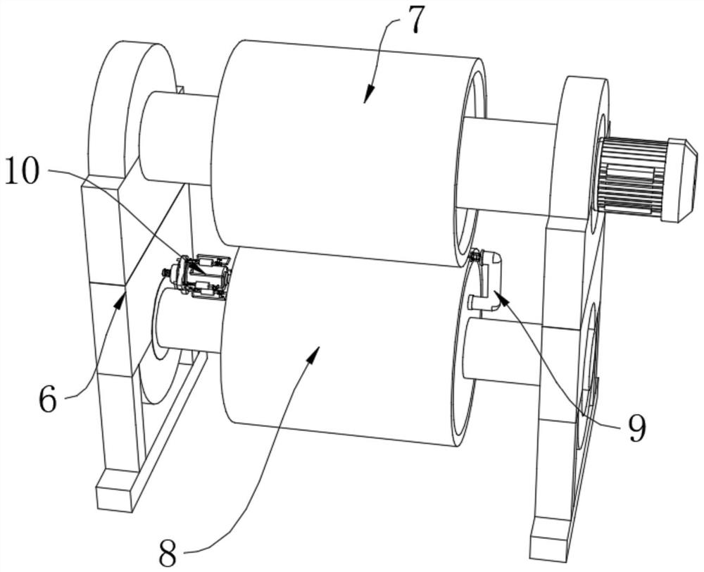 Production and processing device for wet tissue production