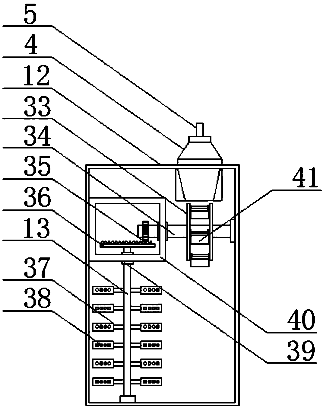 Industrial wastewater membrane treatment apparatus and use method thereof