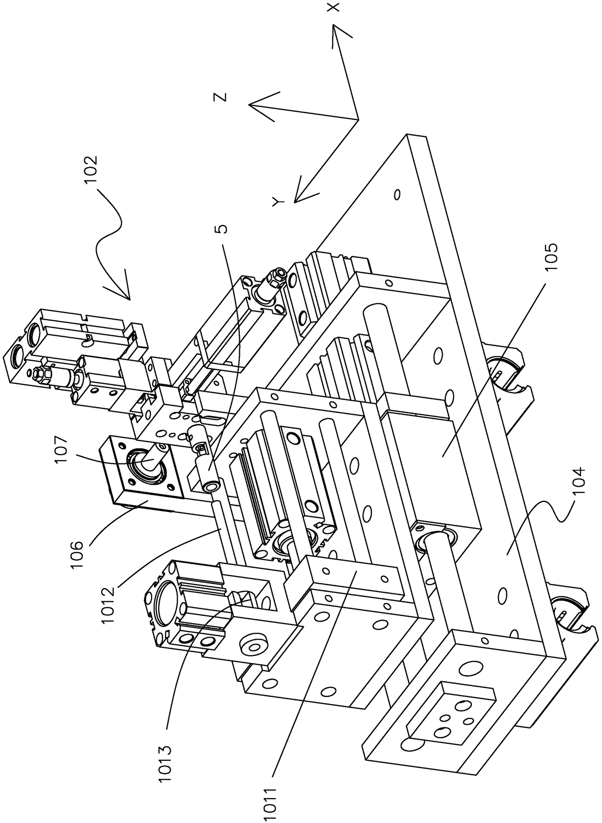 Wire wrapping and looping device of metal heating wire and wire wrapping and looping method thereof