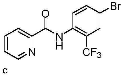 Electrochemical synthesis method of trifluoromethylated aryl amide derivative