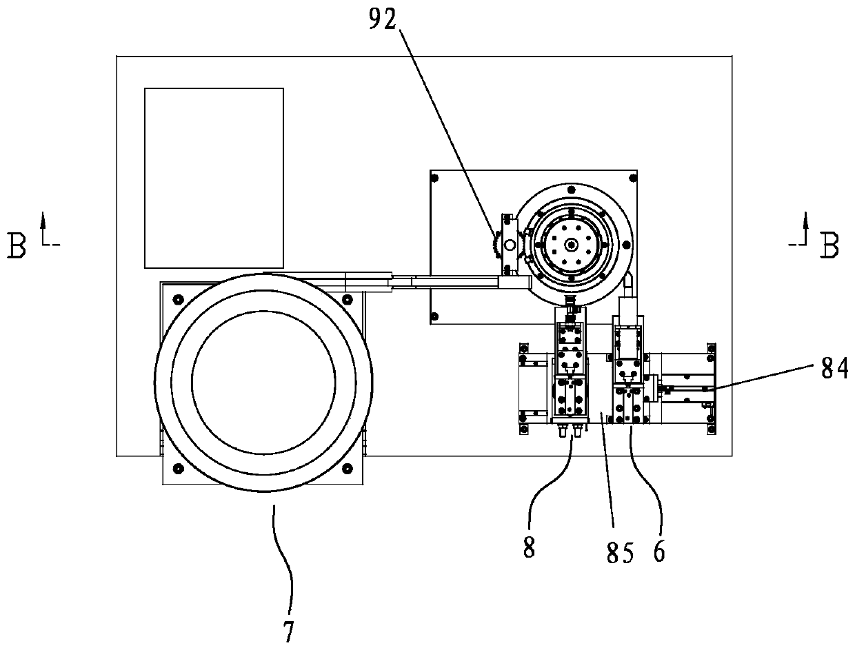 Built-in part array assembling machine and production method of motor stator using same