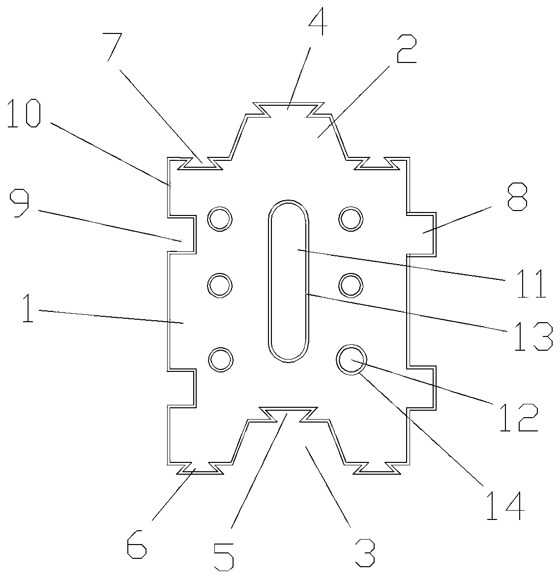 Straw building material brick and machining method thereof