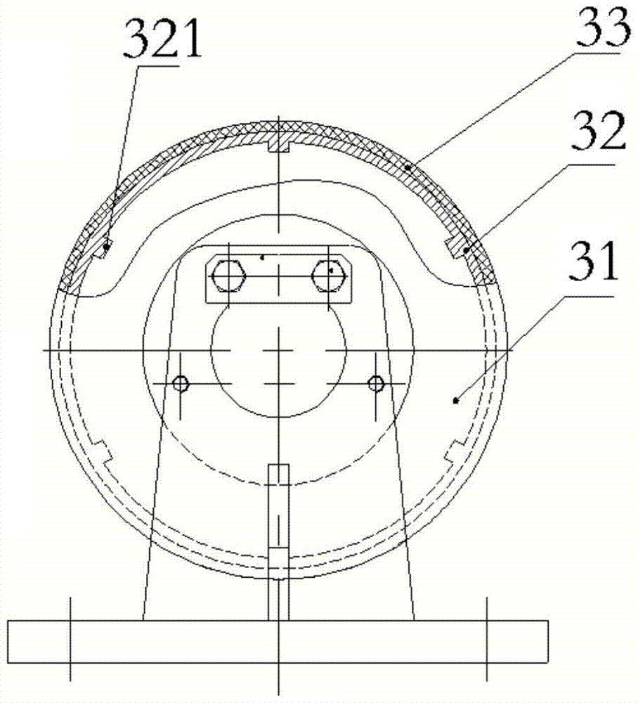 A supporting wheel and a mixer truck with the same