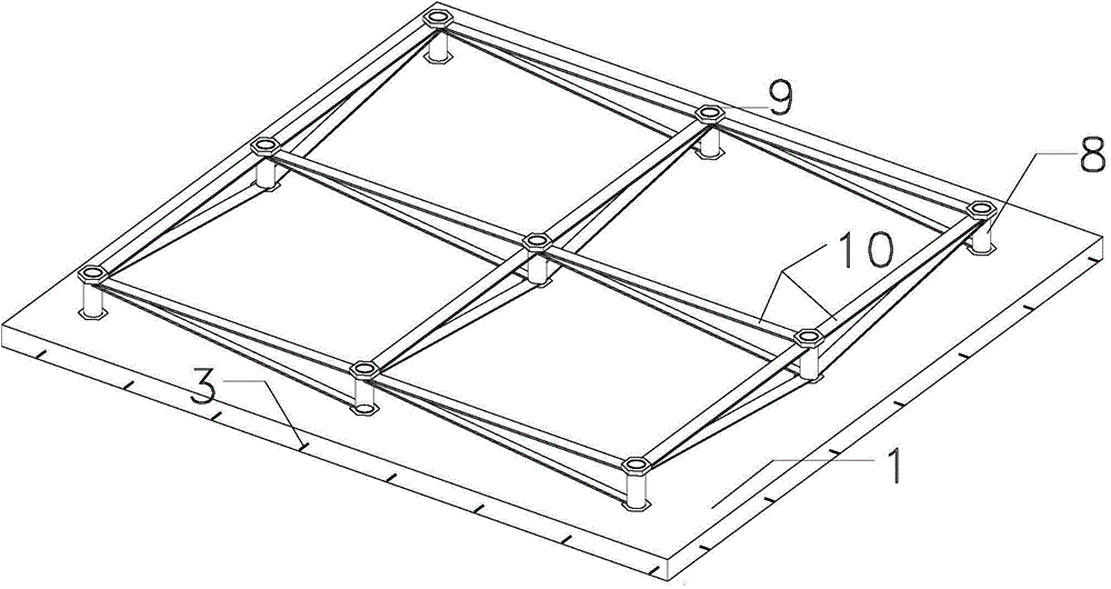 Composite floor slab and construction method thereof