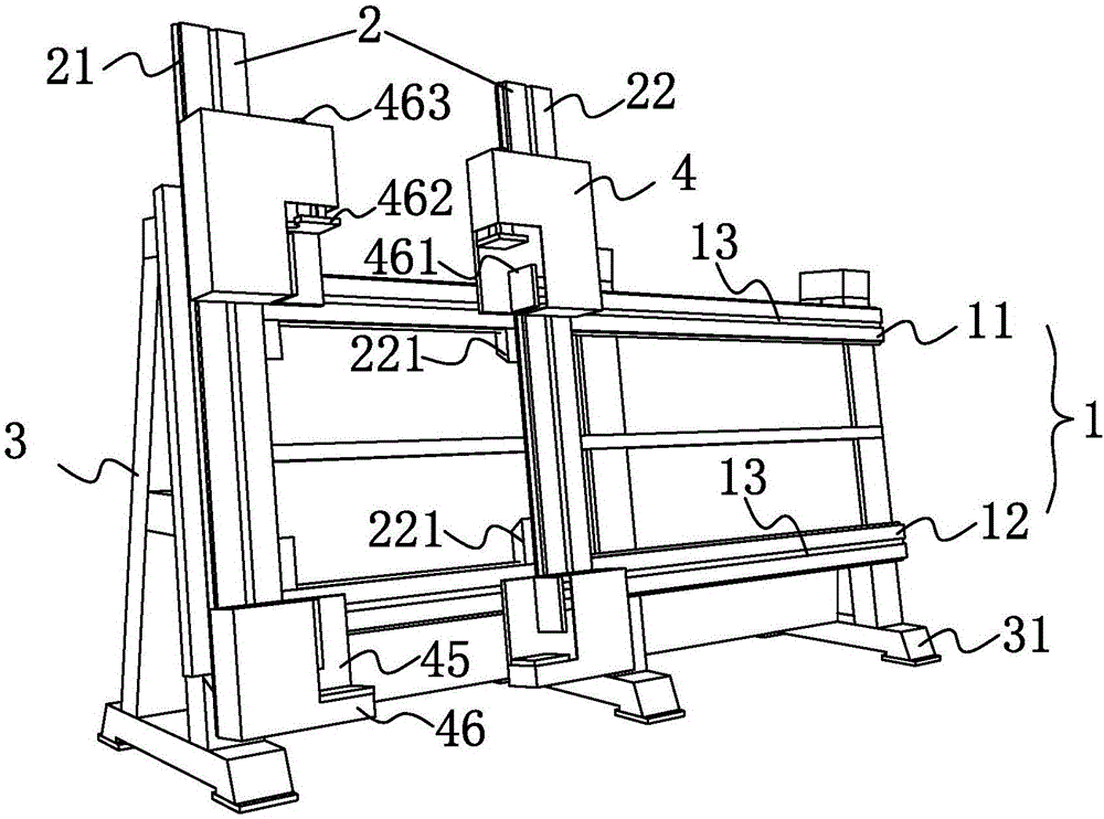 Framing machining method of core-shell structure door and window profiles