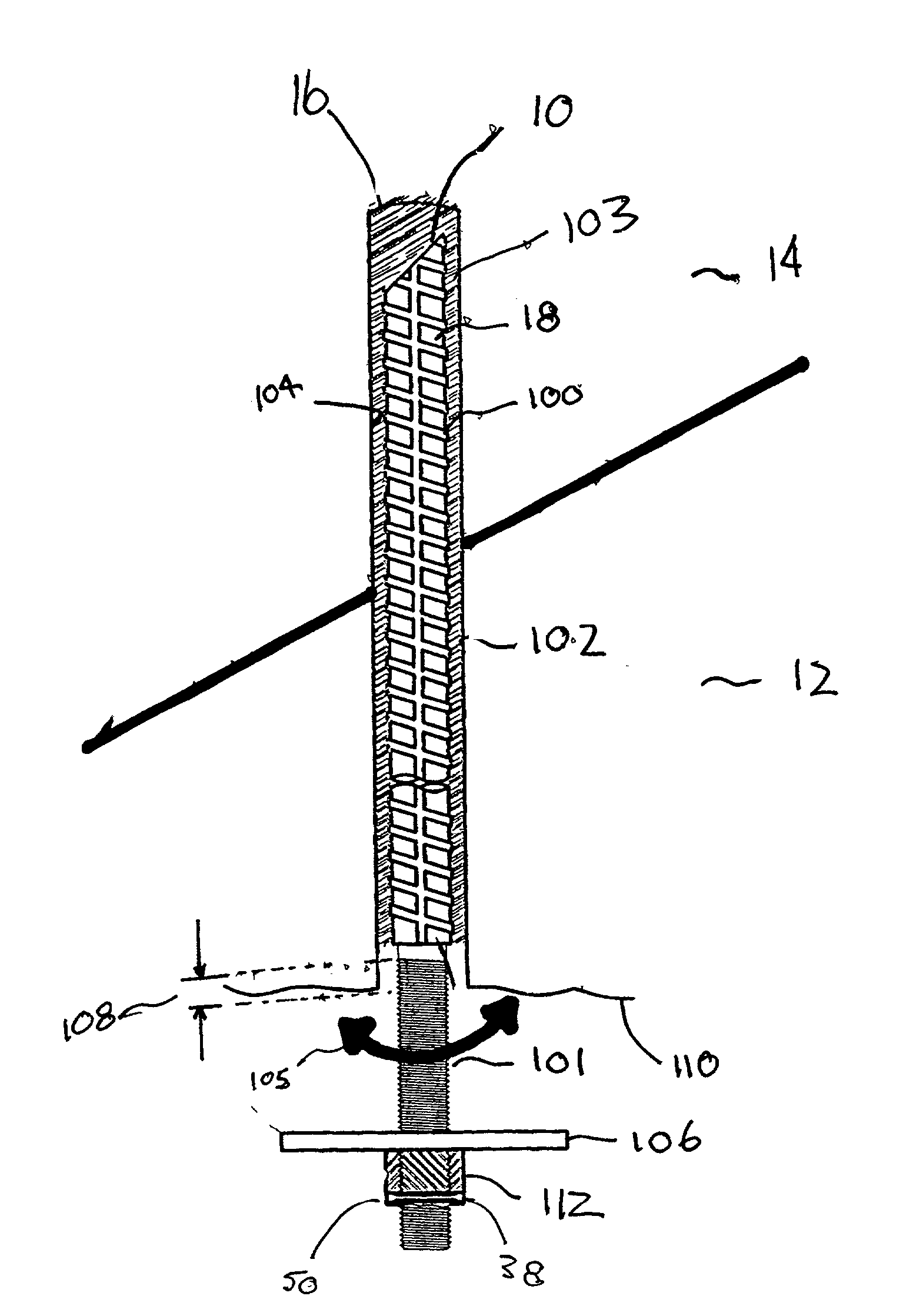 Rock stabilizing apparatus and method