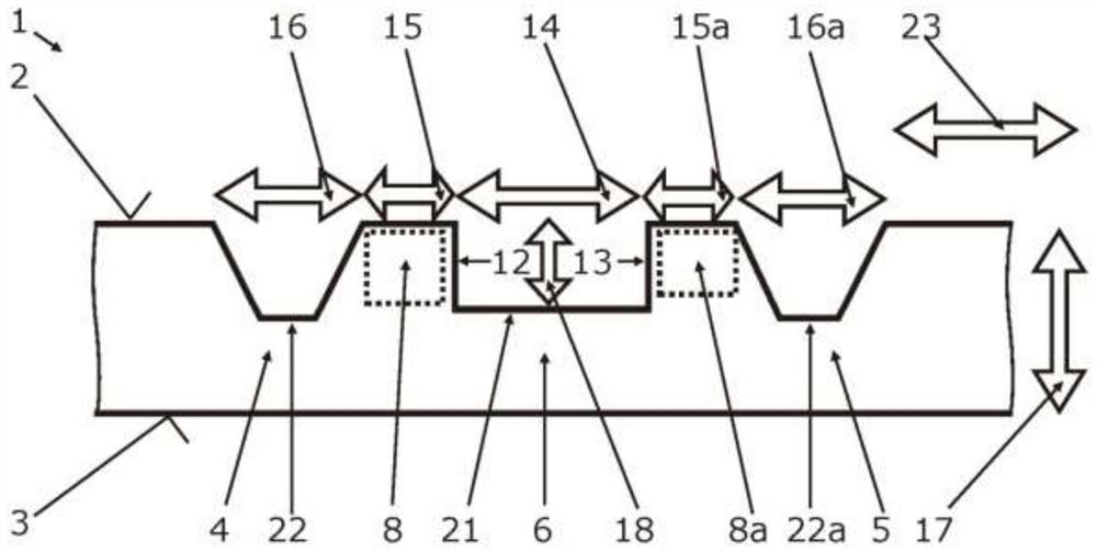 Method for embossing a component