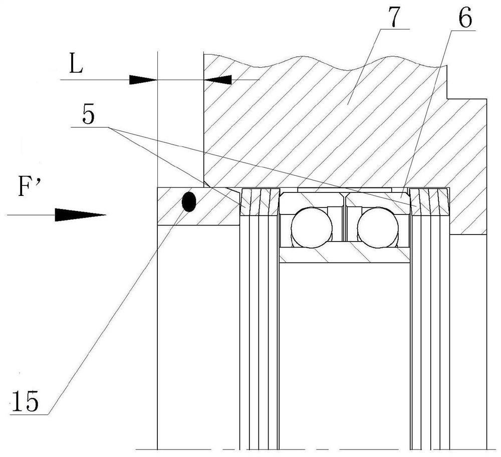 A method for adjusting the assembly clearance of magnetic bearings, auxiliary bearings and rotors