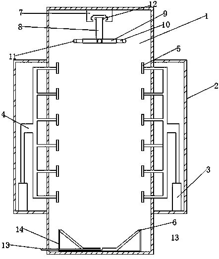 Air-drying device for clothes processing