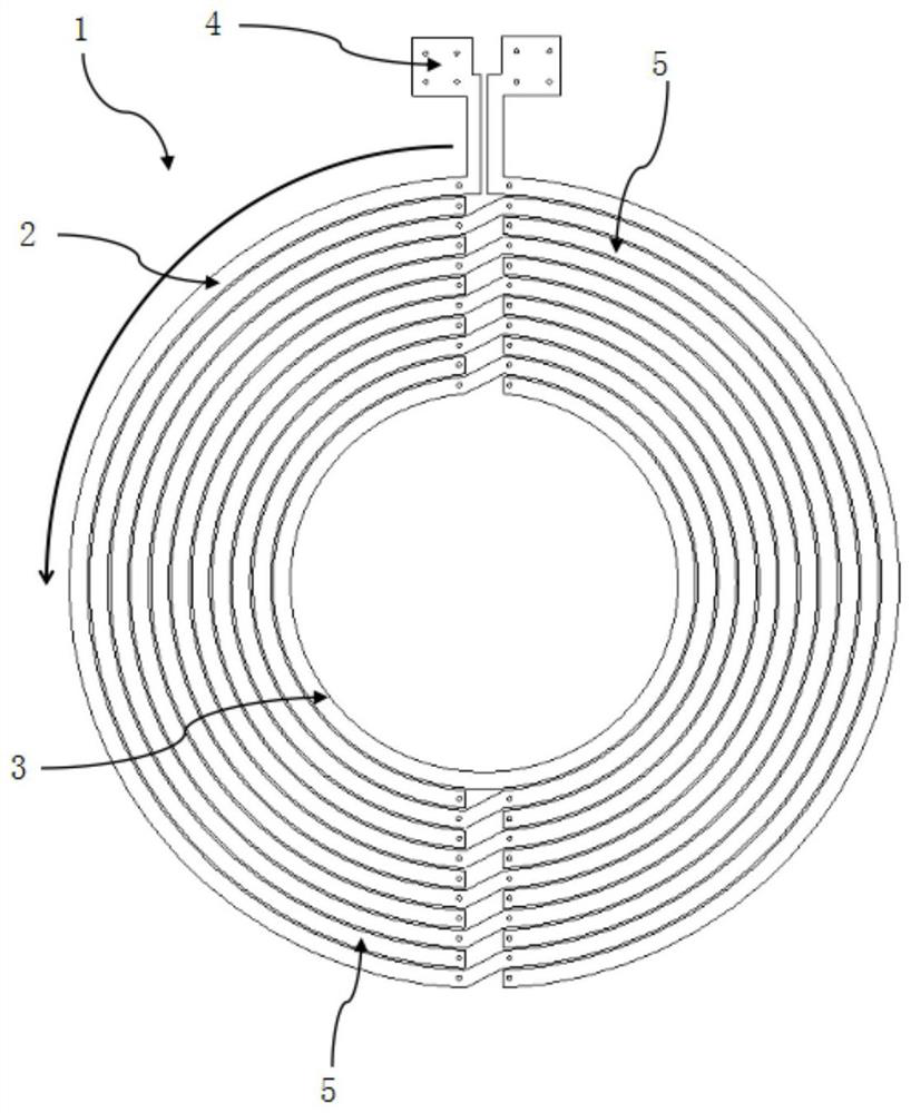 A coil and an electronic device