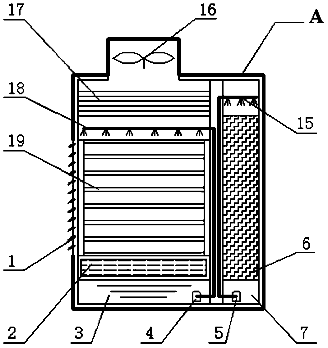 Modular tube type direct and indirect evaporating air conditioner