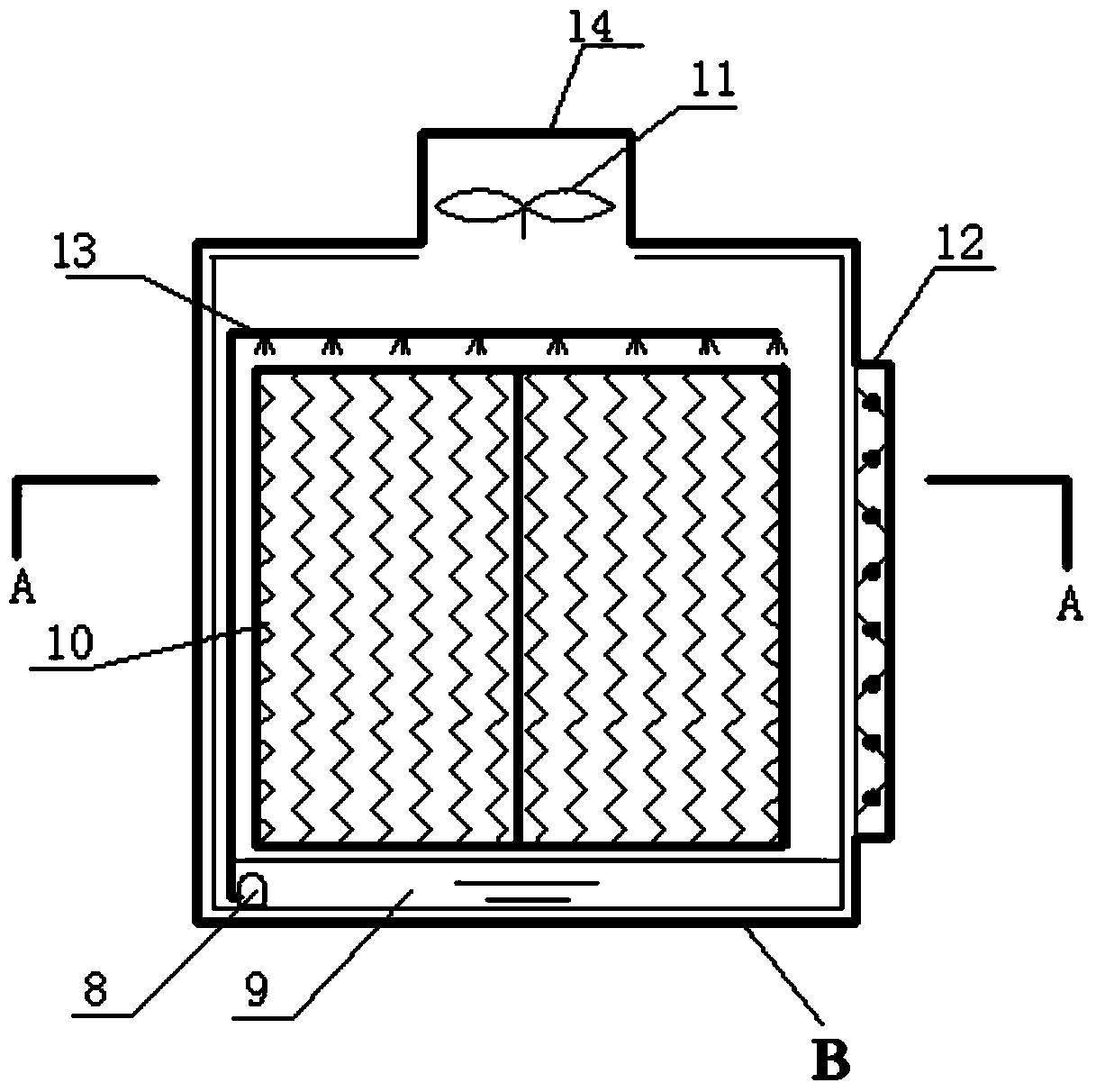 Modular tube type direct and indirect evaporating air conditioner