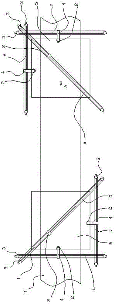 Tile flatness detecting method and device