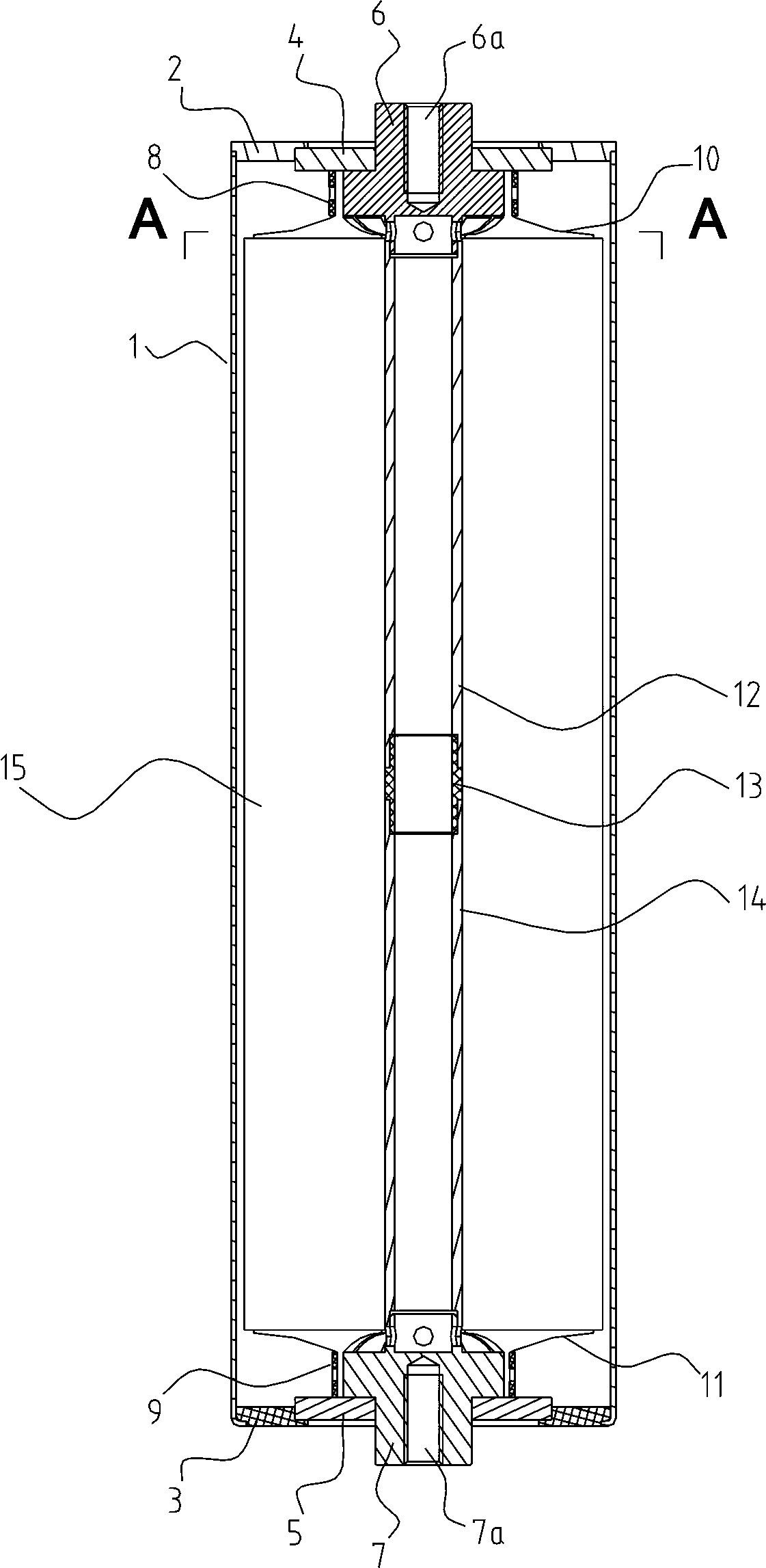 Cylindrical lithium ion power cell