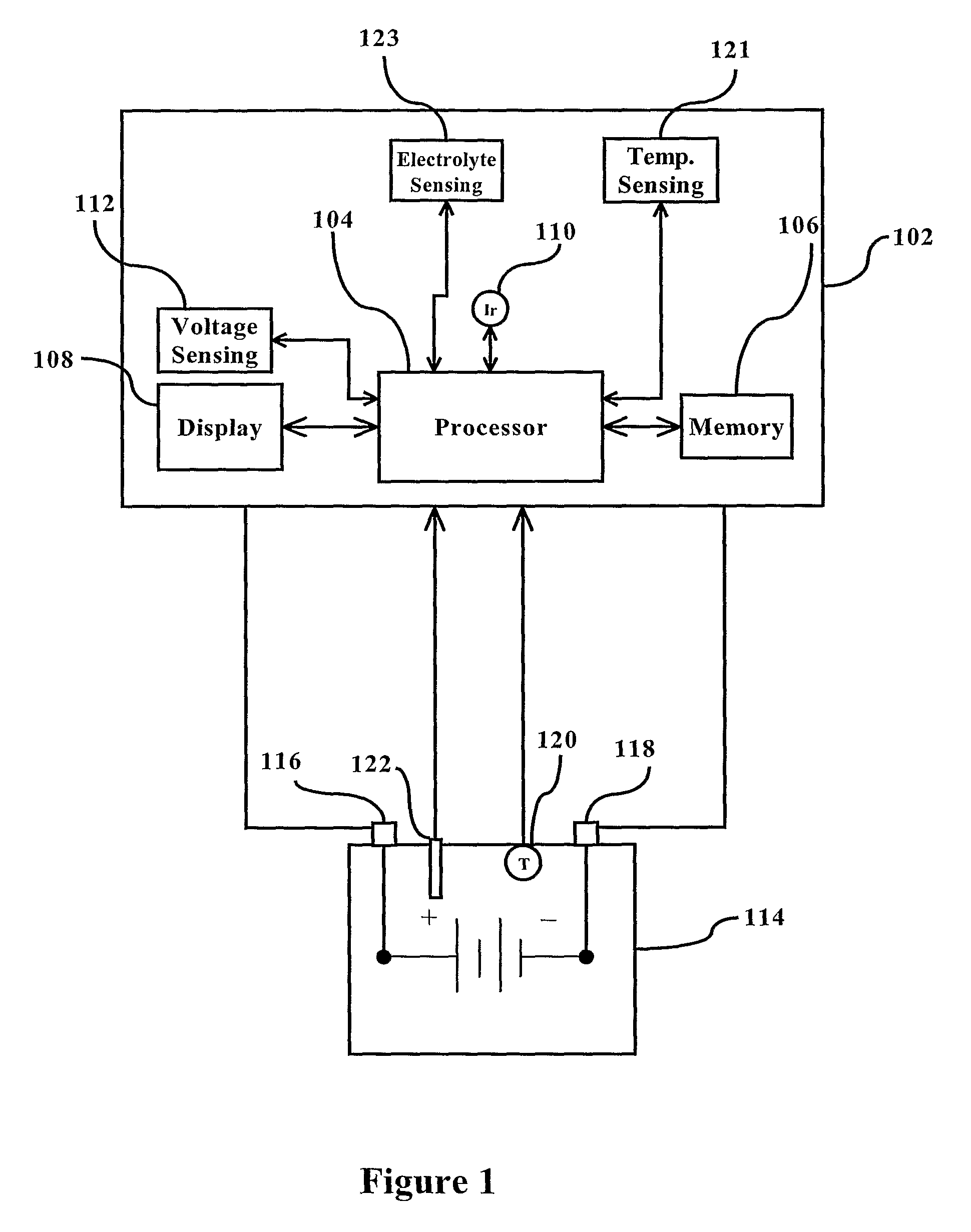 Device and Method For Monitoring Life History and Controlling Maintenance of Industrial Batteries