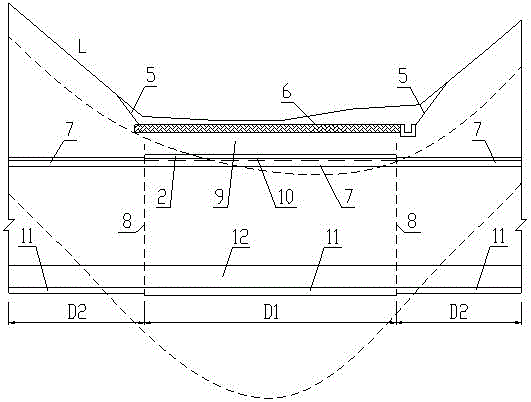 Half-cover and half-dark construction method of separated tunnel passing through high and steep v-shaped gully bias section