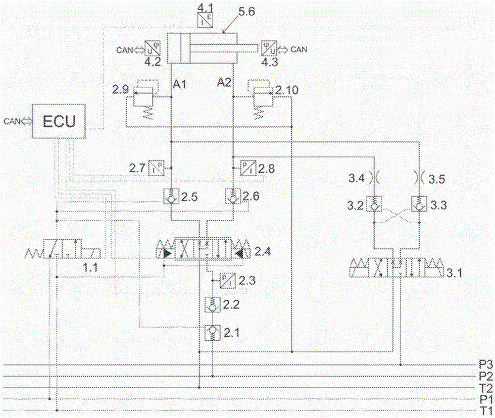 Control system and method for controlling the orientation of a segment of a manipulator