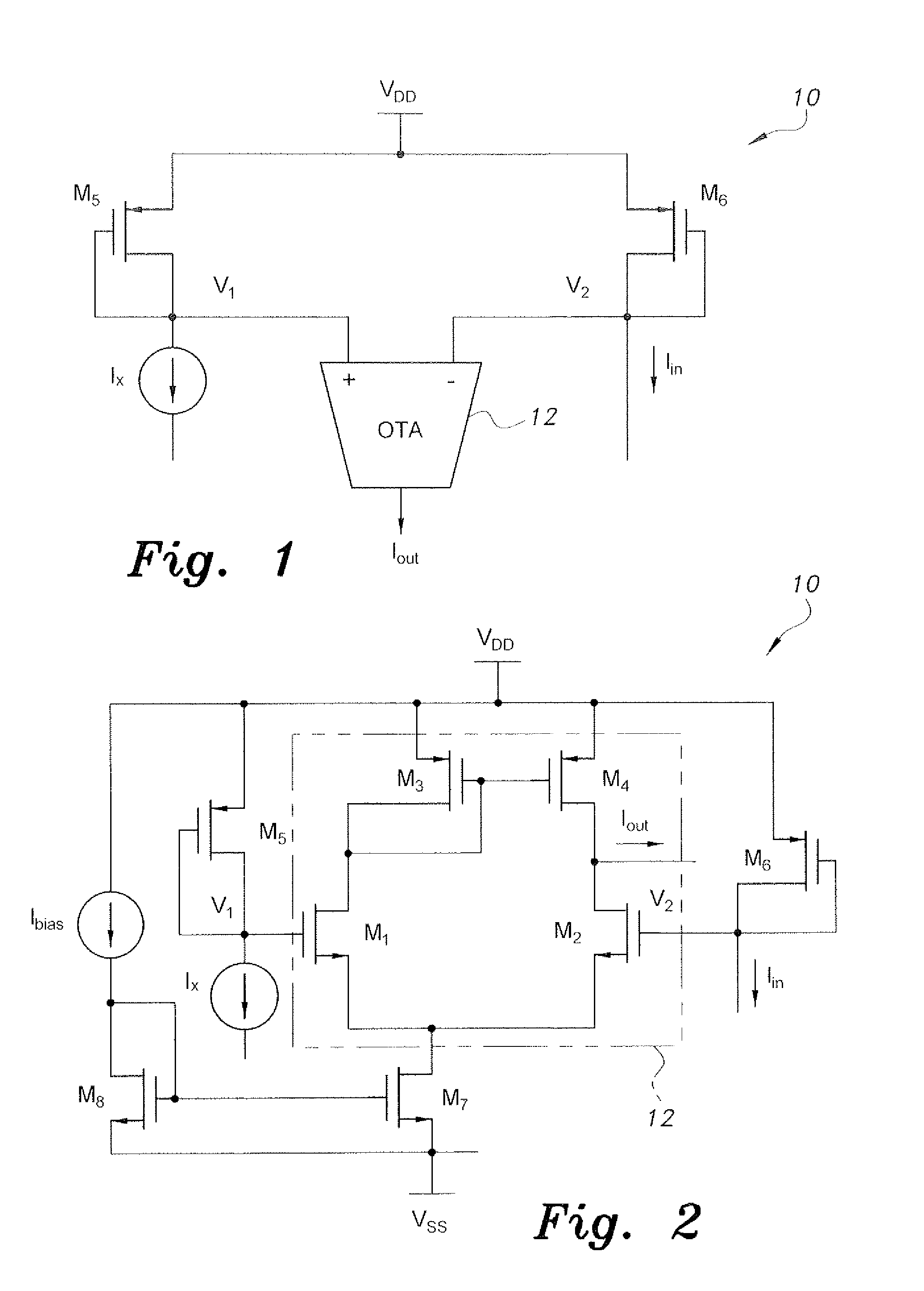 Current-mode CMOS logarithmic function circuit