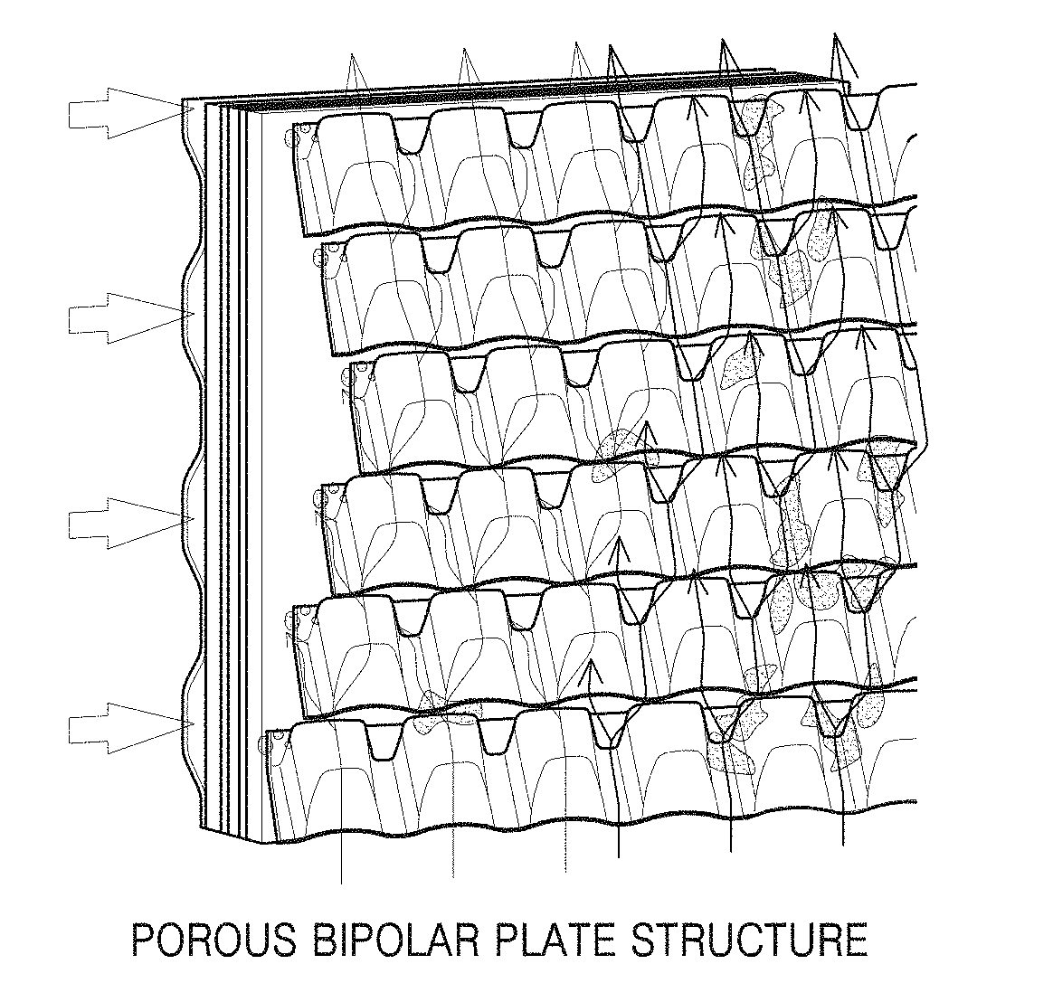 Multi-layered carbon substrate for gas diffusion layer