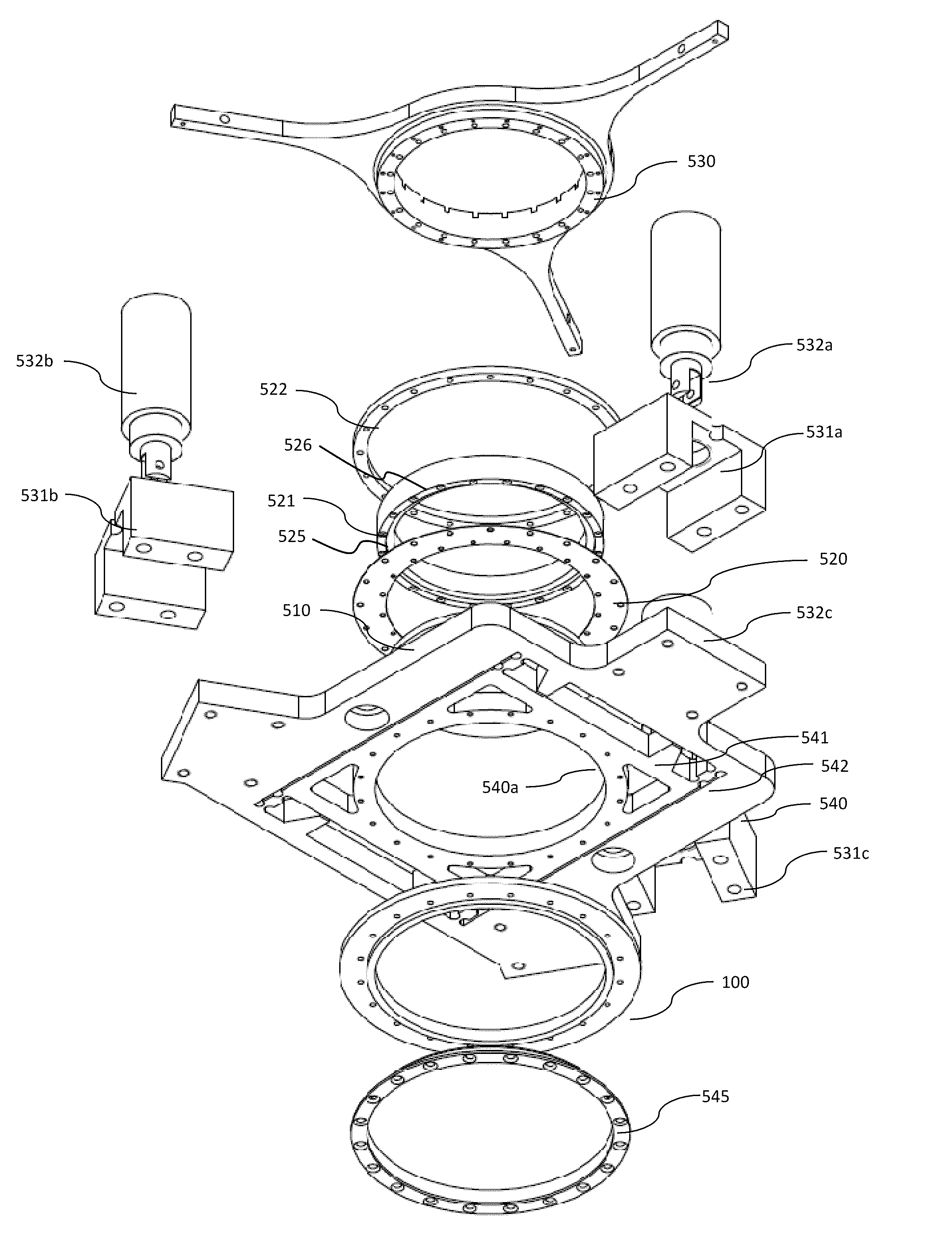 Vacuum Coupled Tool Apparatus for Dry Transfer Printing Semiconductor Elements