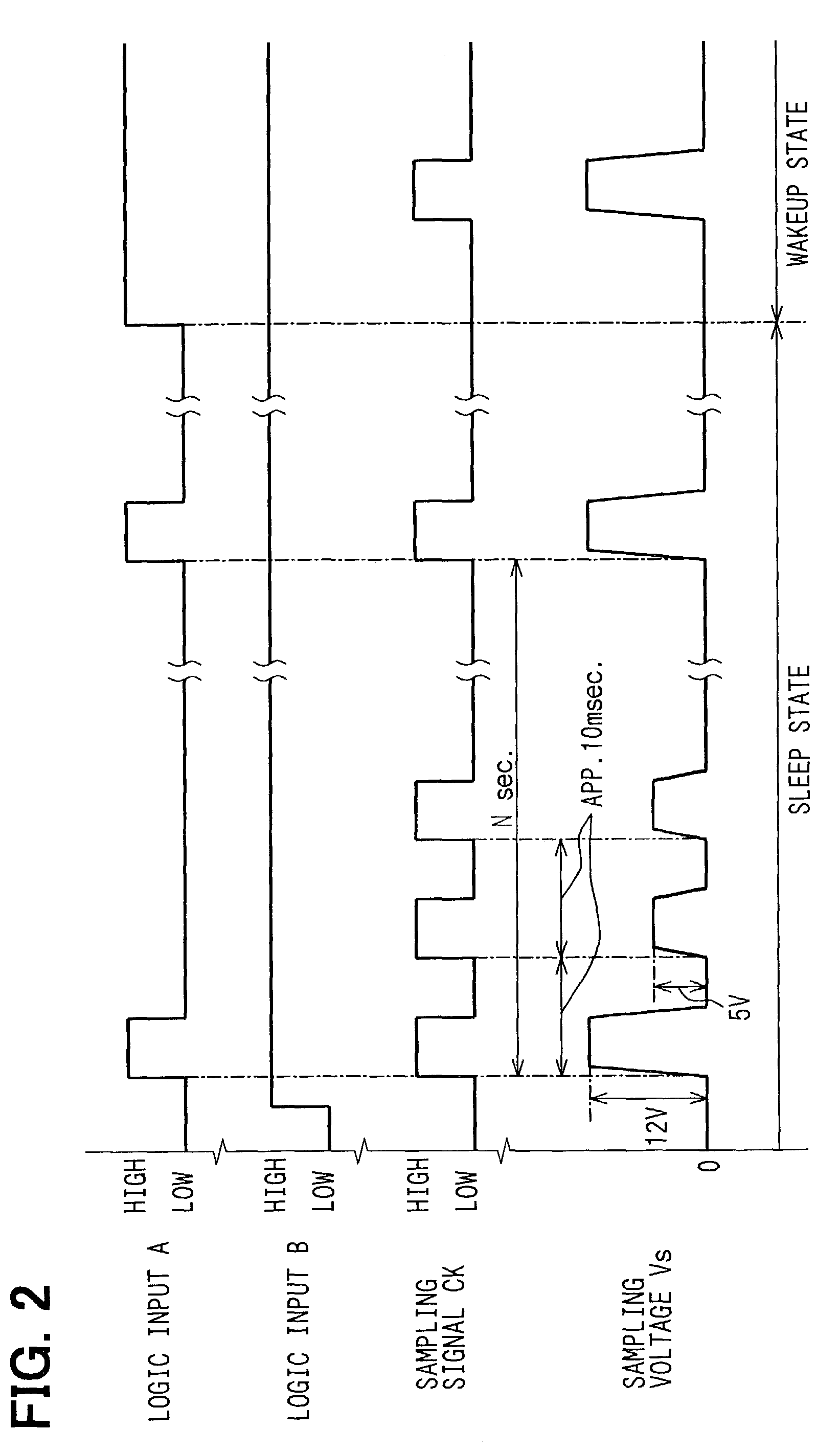 Switching status determination device and method for determining switching status