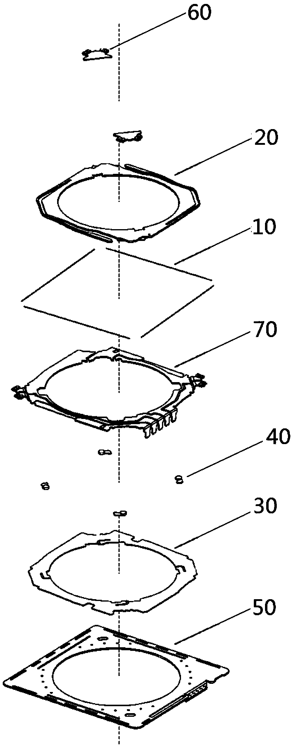 Anti-shake structure, anti-shake system and camera device with the same