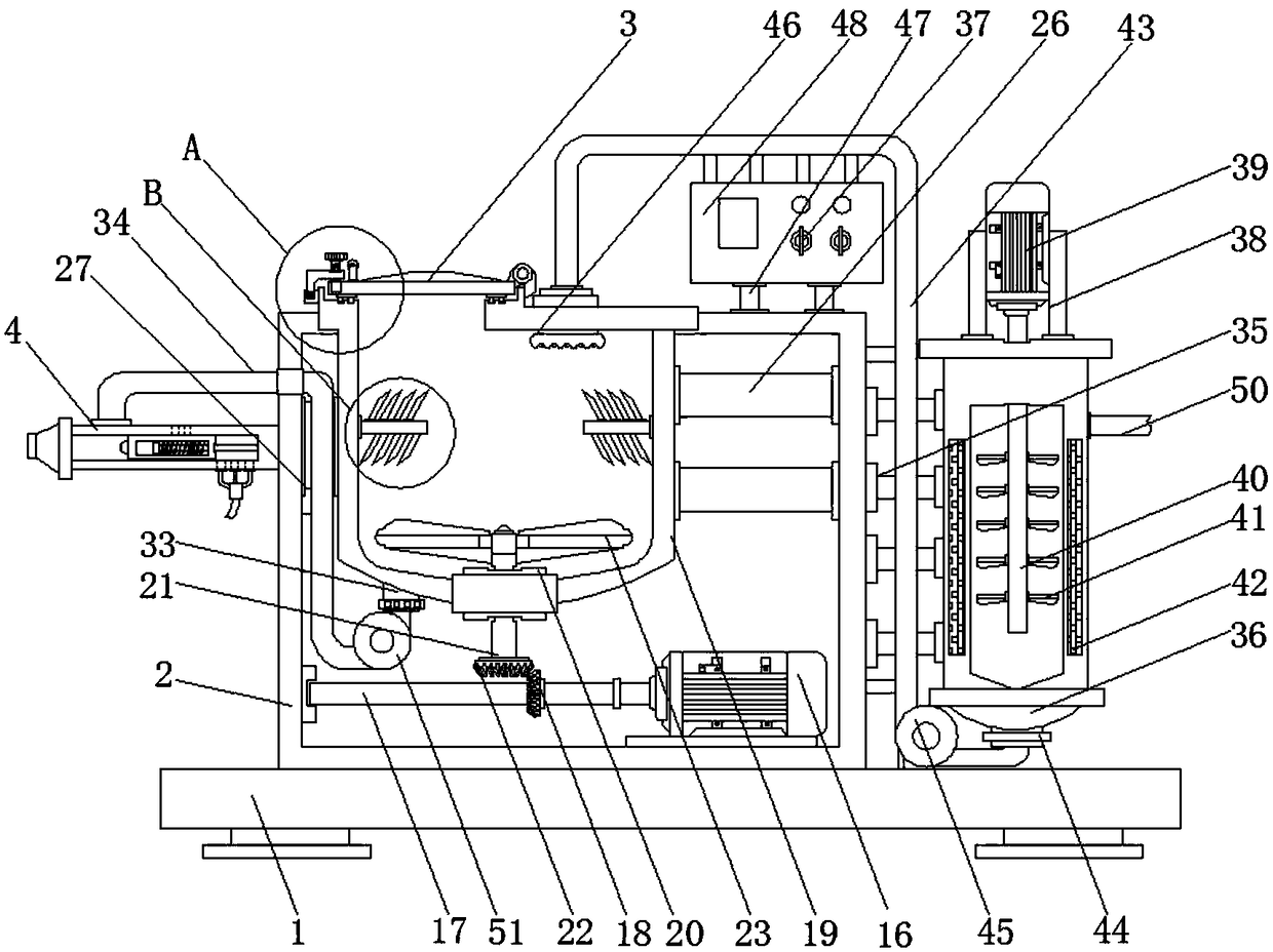 Mixing mechanism and medical granulator based on mechanism