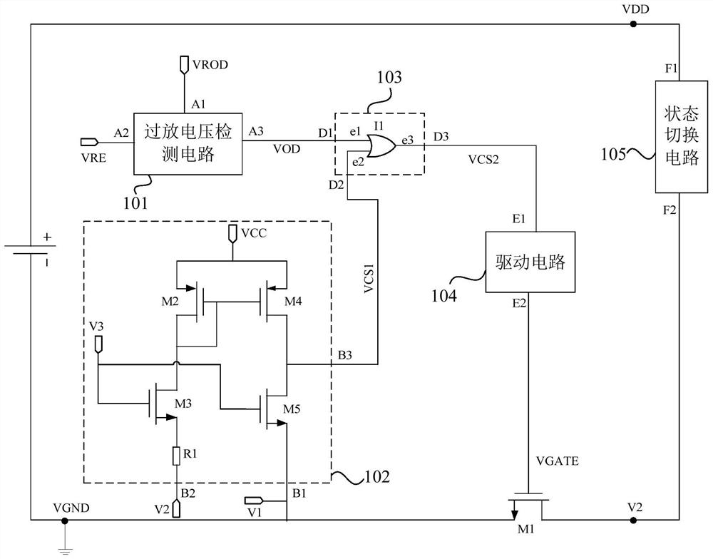 Lithium battery charging protection circuit and lithium battery