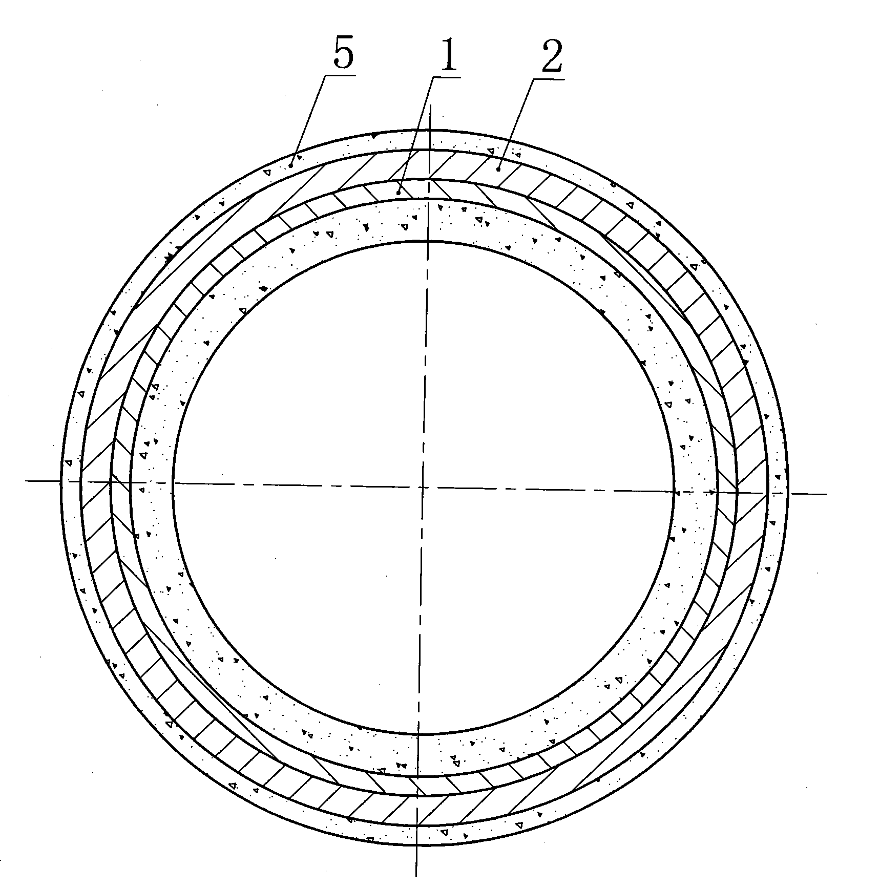 Leakage-preventing steel bell and faucet concrete pipe