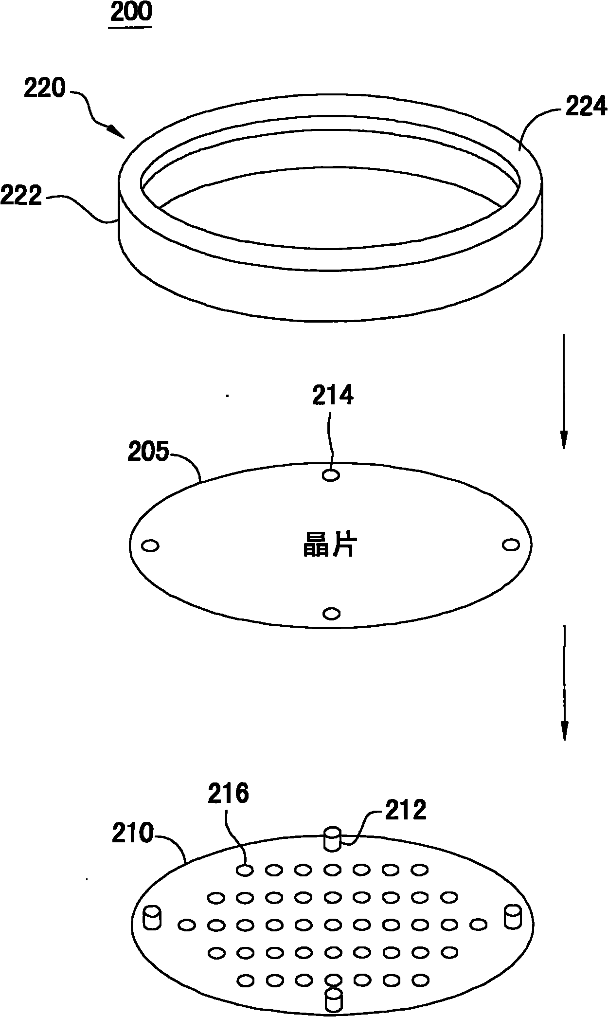 Wafer holding mechanism, wafer holding system and wafer matched with wafer carrier