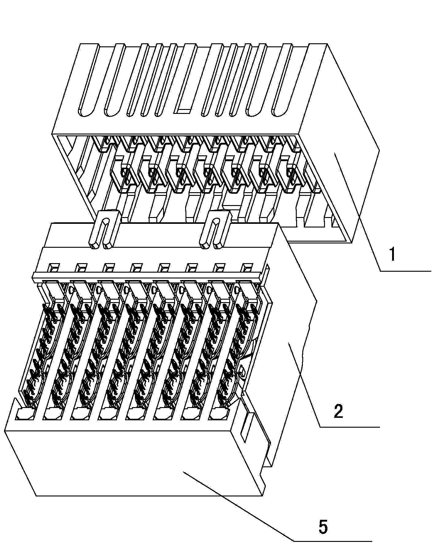 High-speed connector capable of transmitting 25G signals
