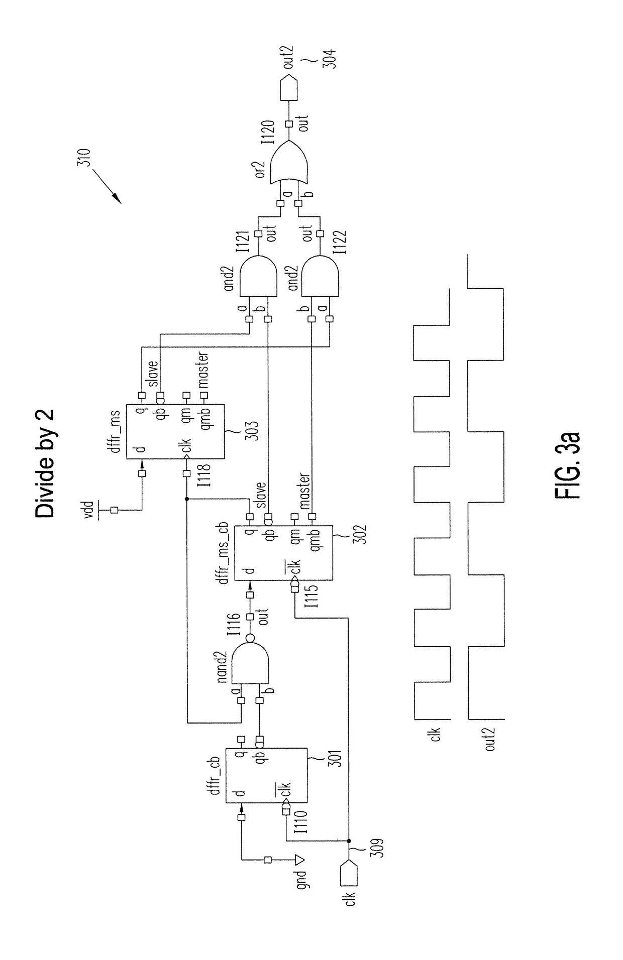 System and method for clock generation with an output fractional frequency divider