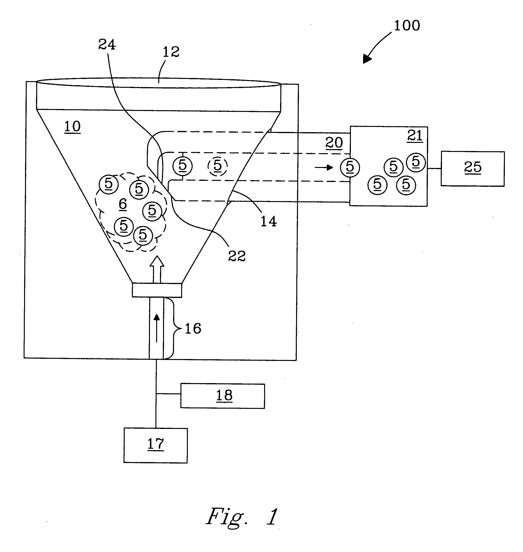 Article separation apparatus and method for unit operations