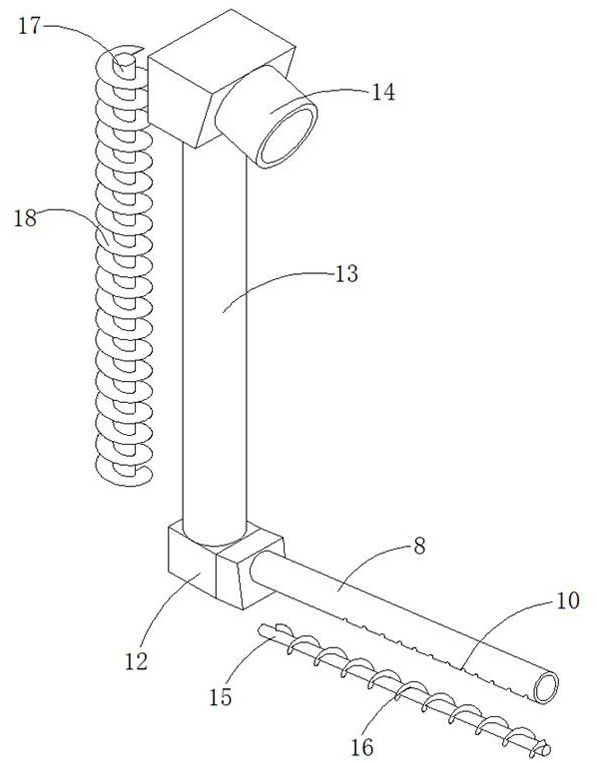 Screening device for preparing recycled aggregate concrete from construction waste