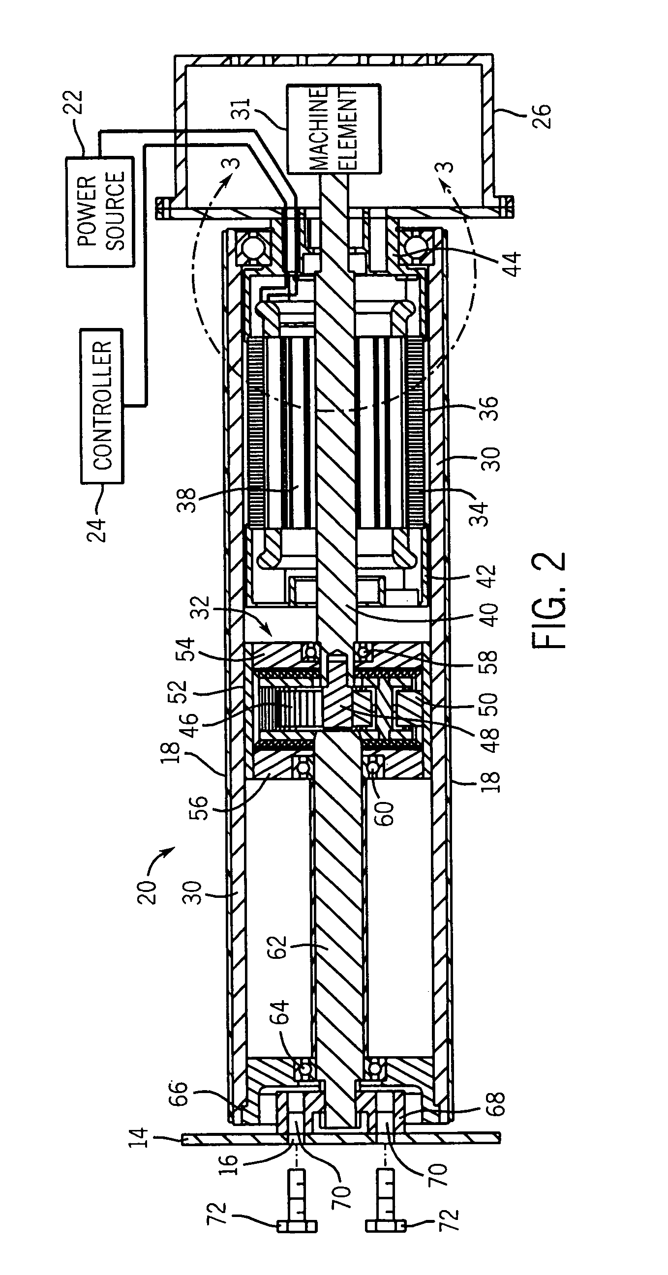 Motorized pulley