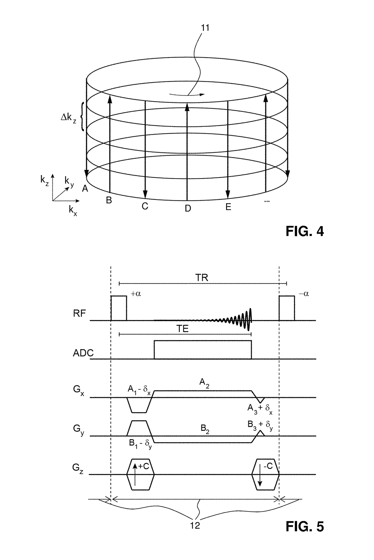 Magnetic resonance imaging method with asymmetric radial acquisition of K-space data