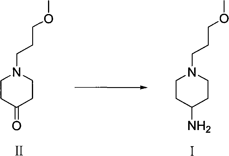 Method for preparing 1-( 3-methoxy propyl )- 4-piperidine amine and salt thereof