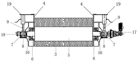 Middle-section cement clinker fine crushing device