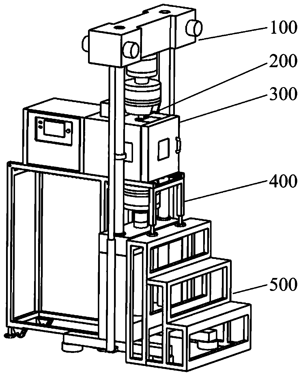 Polar environment ship structure static and dynamic mechanical property testing device and testing method thereof