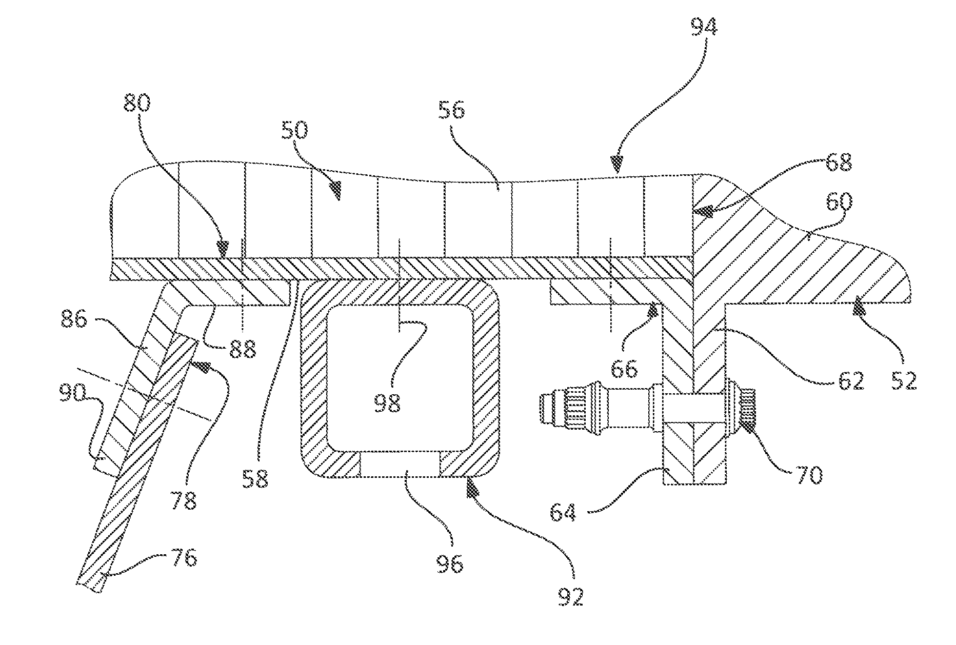 Aircraft nacelle comprising a reinforced connection between an air intake and a powerplant