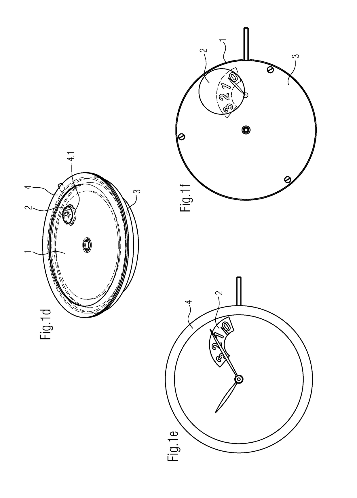 Device with image guide for timepieces