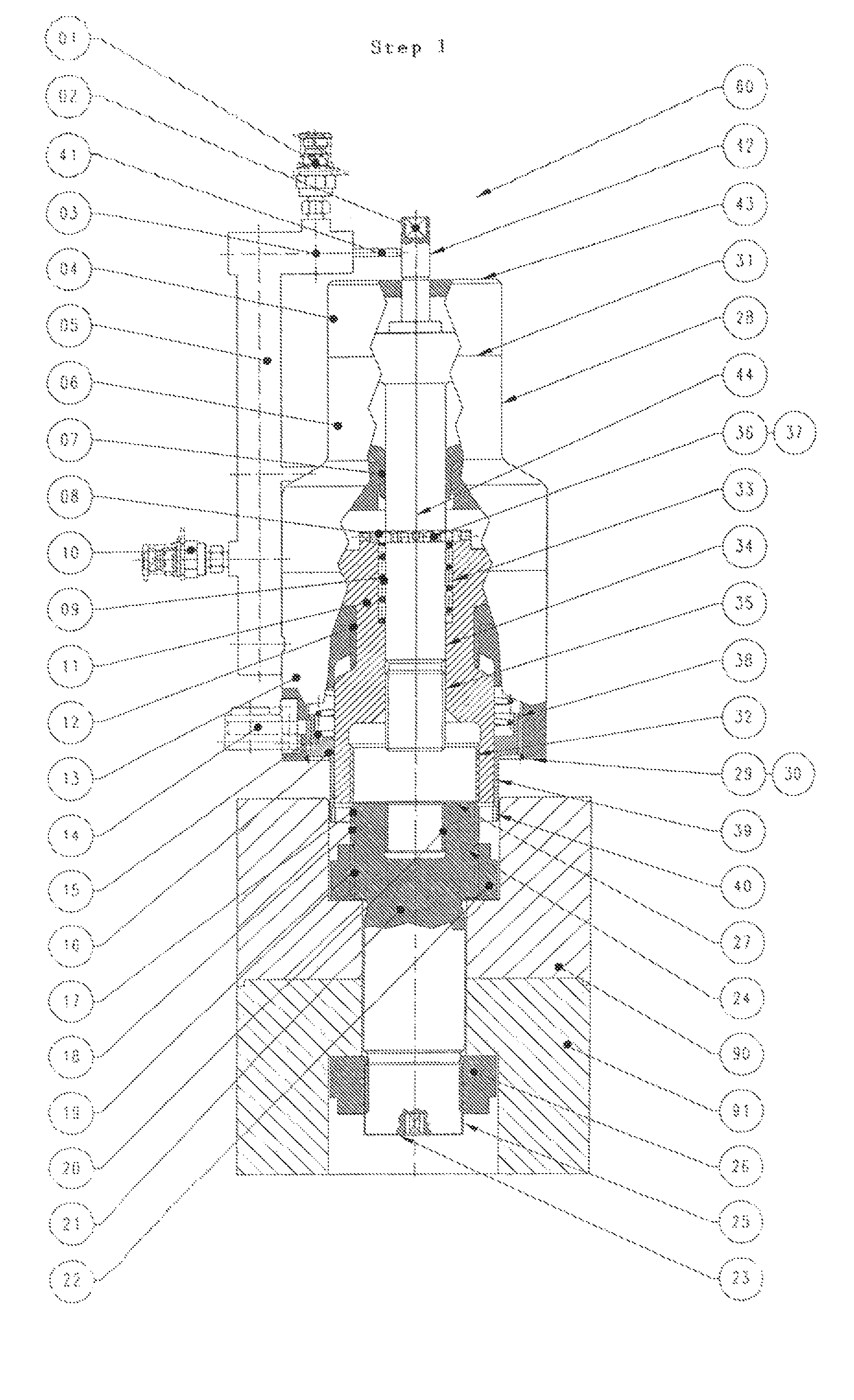 Method for tensioning screw bolts, as well as screw bolt and screw bolt tensioning device for carrying out the method