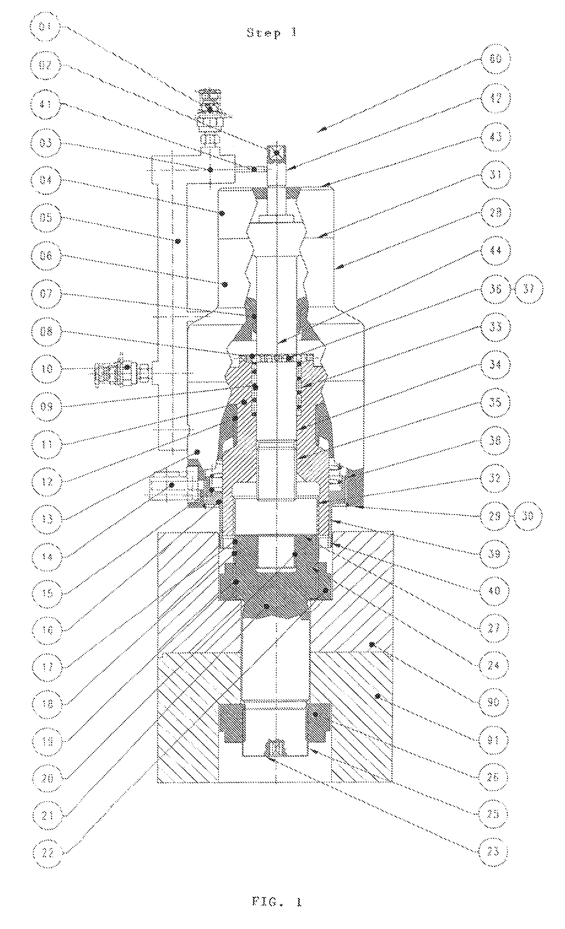 Method for tensioning screw bolts, as well as screw bolt and screw bolt tensioning device for carrying out the method