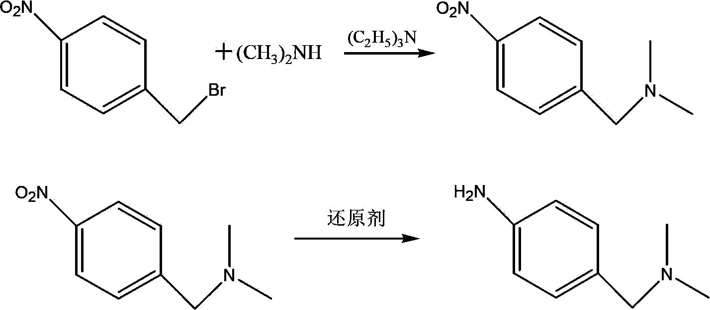 Process for preparing 4-amino-N, N-dimethylbenzylamine