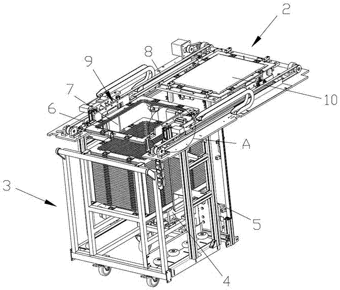Tray transferring mechanism